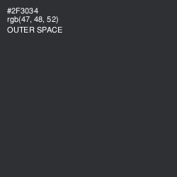 #2F3034 - Outer Space Color Image